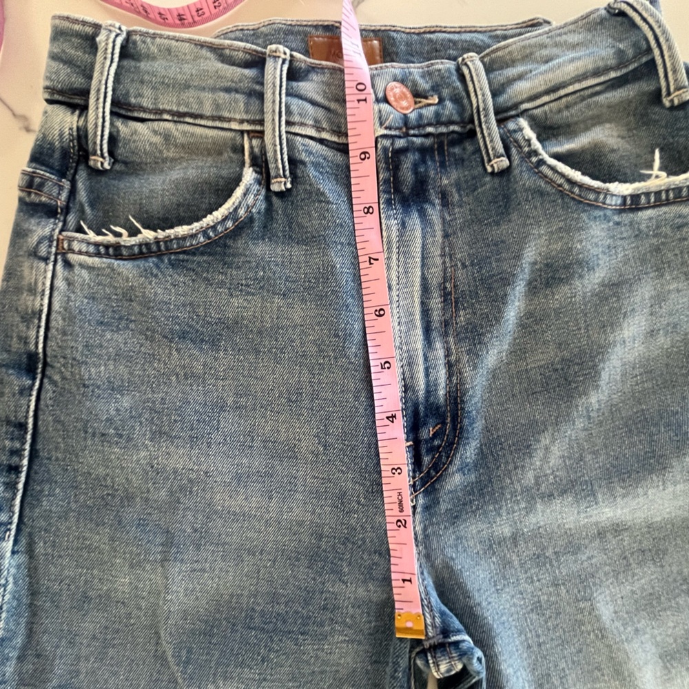 MOTHER Jeans - The Hustler Ankle - Cropped Flare Leg in Scenic Route - Size 25 - Picture 10 of 12